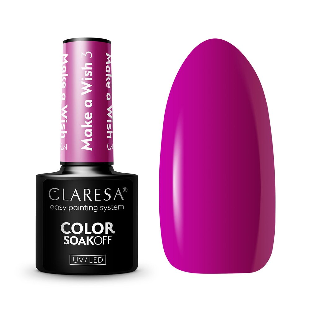 CLARESA CLARESA Lakier hybrydowy Make a wish 3 -5g — Inhaltsstoffe und Bewertung