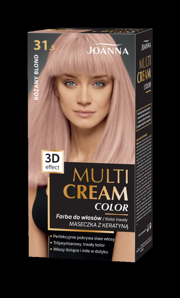 Joanna Joanna Multi Cream Farbe 31,5 mit Rose blond — Inhaltsstoffe i ocena