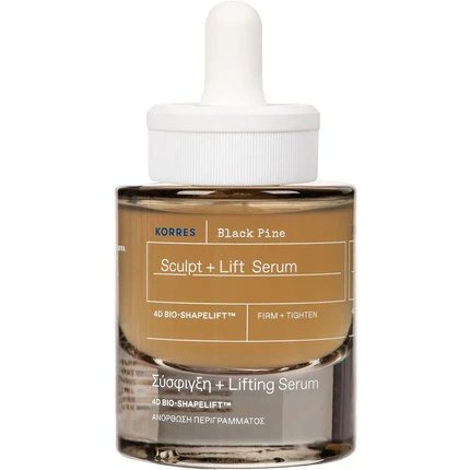 KORRES Korres Black Pine 4D BIO-SHAPELIFT - Ujędrniające serum do twarzy 30ml — Inhaltsstoffe i ocena