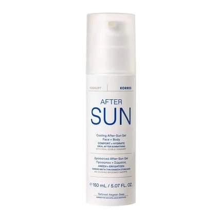 Korres Yoghurt After Sun Gel - kühlend Gel nach dem Sonnenbad für Gesicht und Körper 150ml