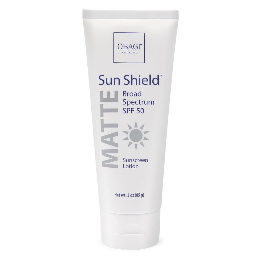 Obagi Obagi Sunscreen Sun Shield Matte SPF 50 - mattierend Creme mit Lichtschutzfaktor 85g — Inhaltsstoffe i ocena