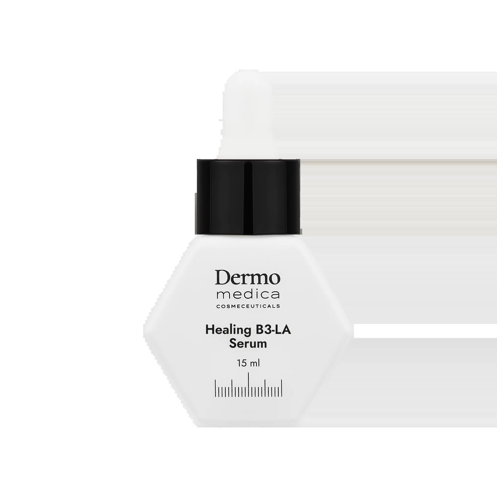 Dermomedica Dermomedica Healing B3-LA Serum - Regenerujące serum z witaminą B3 i kwasem linolowym (omega-6) 15ml — Inhaltsstoffe i ocena