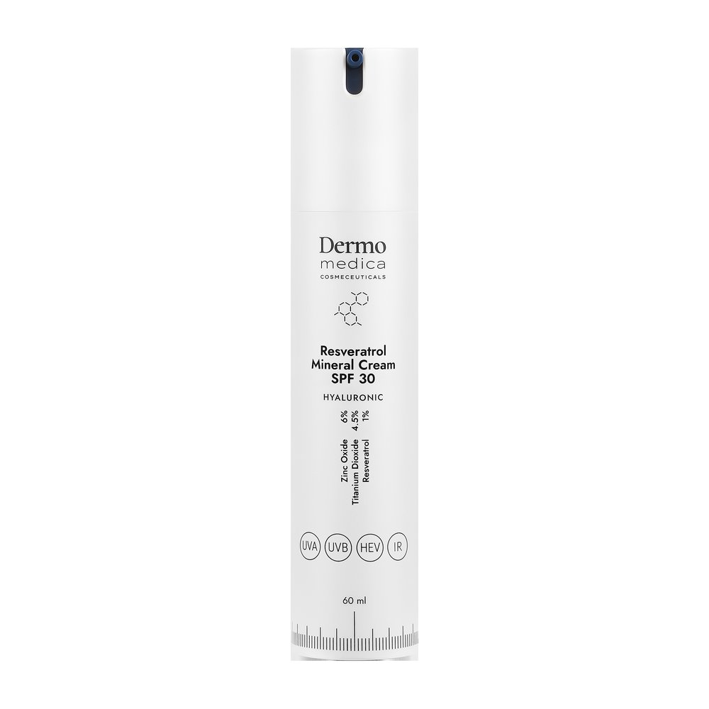 Dermomedica Dermomedica Resveratrol Mineral Cream SPF 30 - Mineralny krem z filtrem i resweratrolem 60ml — Inhaltsstoffe i ocena