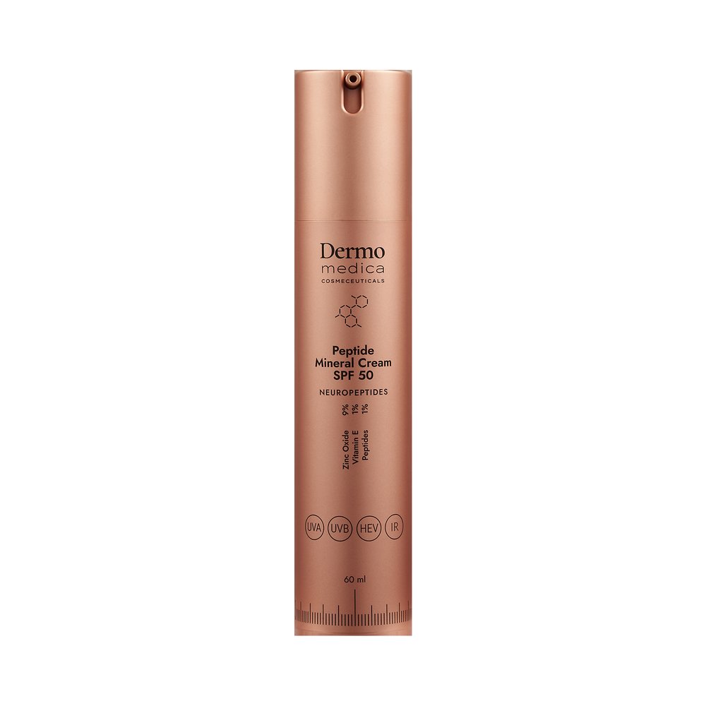 Dermomedica Dermomedica Peptide Mineral Cream SPF 50 - Peptydowy krem z wysoką ochroną przeciwsłoneczną 60ml — Inhaltsstoffe i ocena