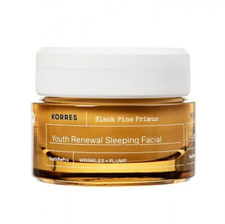 KORRES Korres Black Pine Primus Youth Renewal Sleeping Facial - Anti-Falten Gesichtscreme für die Nacht 40ml