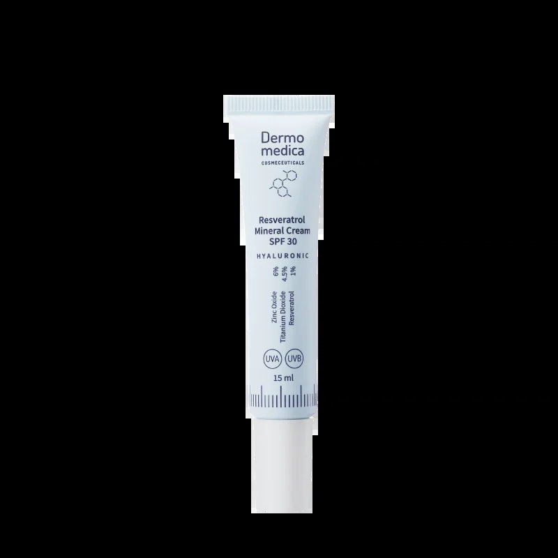 Dermomedica Dermomedica Resveratrol Mineral Cream SPF 30 - Mineralny krem z filtrem i resweratrolem 15ml — Inhaltsstoffe i ocena