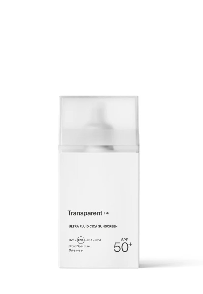 Transparent Lab Transparent Lab Ultra Fluid Cica Sunscreen – regenerierend Creme SPF 50 100 ml