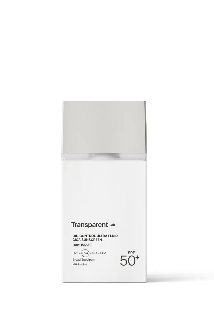 Transparent Lab Transparent Lab Oil Control Ultra Fluid Cica Sunscreen – mattierend Creme SPF 50 100ml
