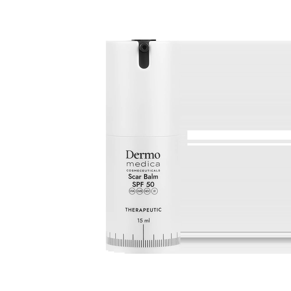 Dermomedica Dermomedica Scar Balm SPF 50 - Balsam do przebudowy blizn z filtrem 15ml — Inhaltsstoffe und Bewertung