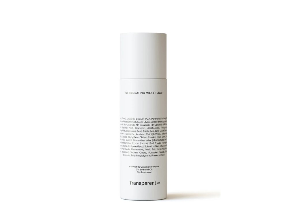Transparent Lab Transparent Lab C4 Hydrating Milky Toner - Mleczny tonik wzmacniający barierę hydrolipidową 130 ml — Inhaltsstoffe i ocena