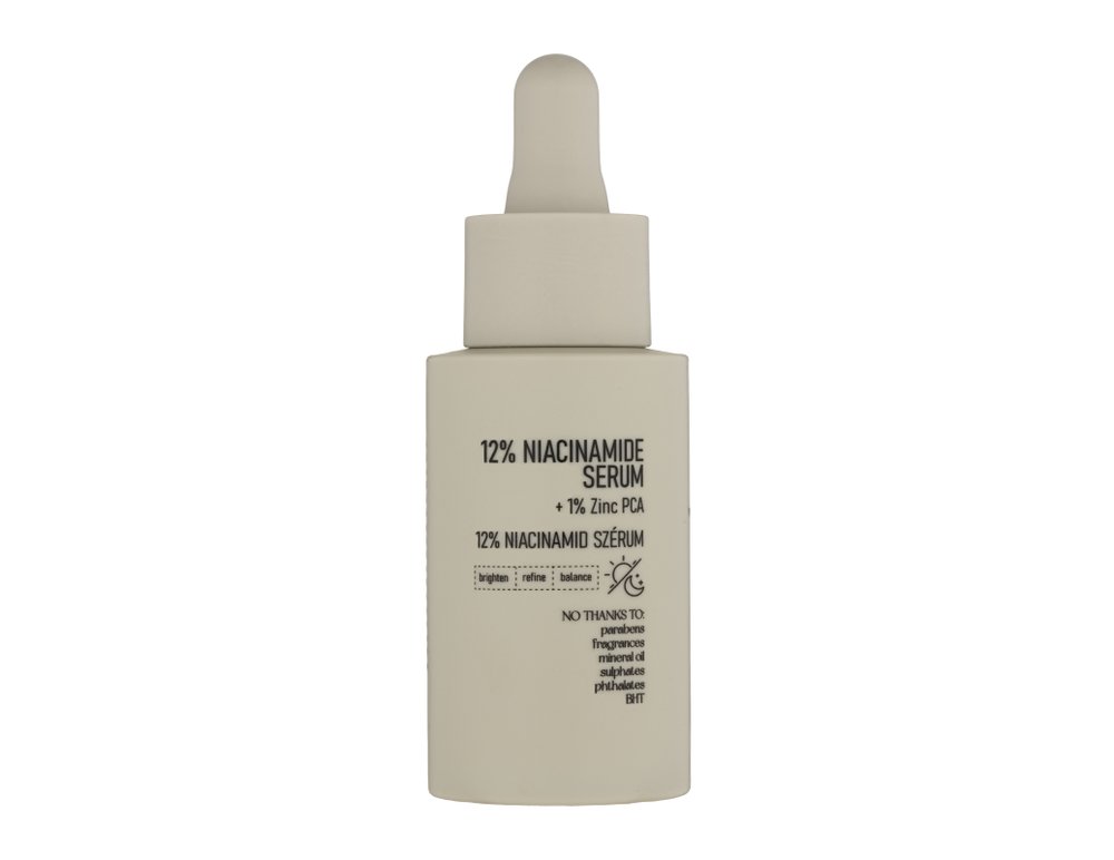 Nieznana Nerds. 12% Niacinamide Serum + 1% Zinc PCA – Serum z 12% niacynamidem i 1% cynkiem PCA 30ml — Inhaltsstoffe i ocena