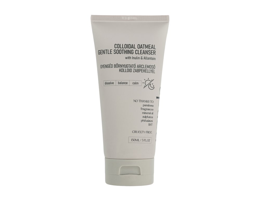 Nieznana Nerds. Colloidal Oatmeal Gentle Soothing Cleanser – beruhigend Gesichtsreinigungsgel 150 ml — Inhaltsstoffe i ocena