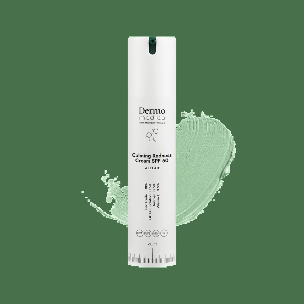 Dermomedica Dermomedica Calming Redness Cream SPF 50+ - Mineralny krem z filtrem o właściwościach kojących, regenerujących i przeciwzapalnych 60 ml